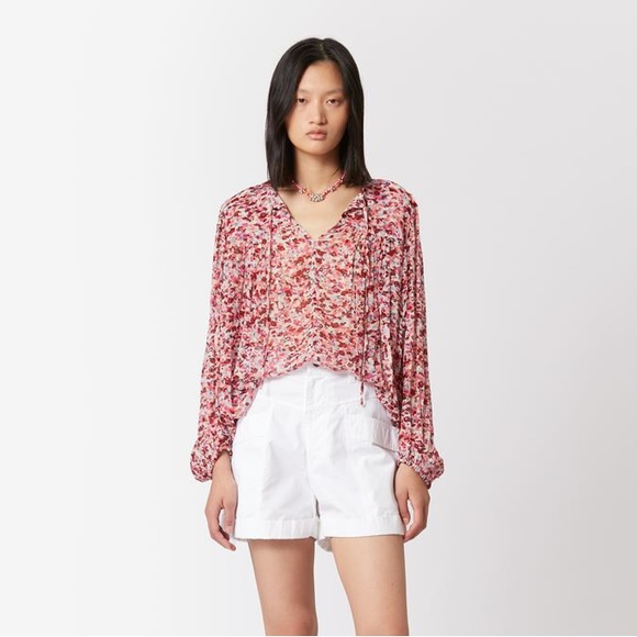 Isabel Marant Etoile Daytonea Blouse - Picture 2 of 3